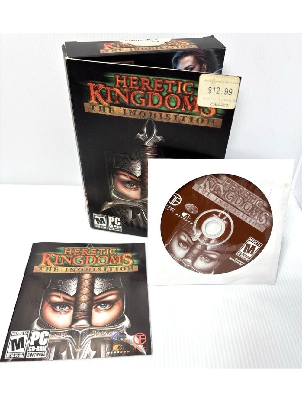 Heretic Kingdoms The Inquisition PC Game Windows RPG Adventure Fantasy GUC
